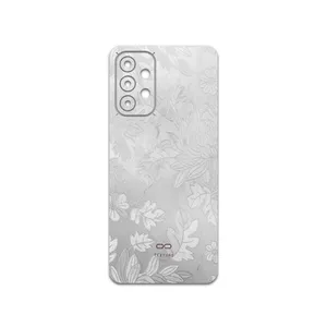 MAHOOT Silver-Wildflower Cover Sticker for Samsung Galaxy A23