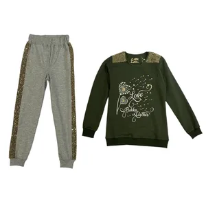 ست سویشرت و شلوار دخترانه مدل قاصدک