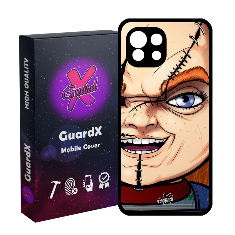 کاور گارد ایکس طرح چاکی مدل Glass10441 مناسب برای گوشی موبایل شیائومی  MI 11 Lite