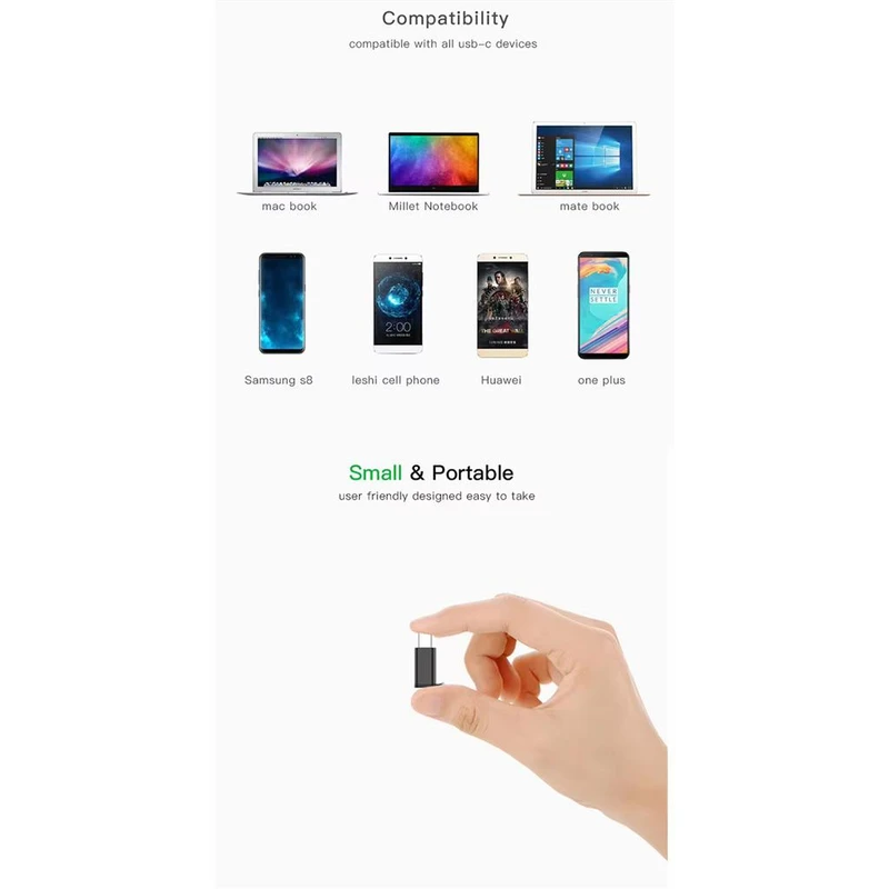 عکس شماره 12 : مبدل microusb به usb-c هارمن مدل hr-mic-typec