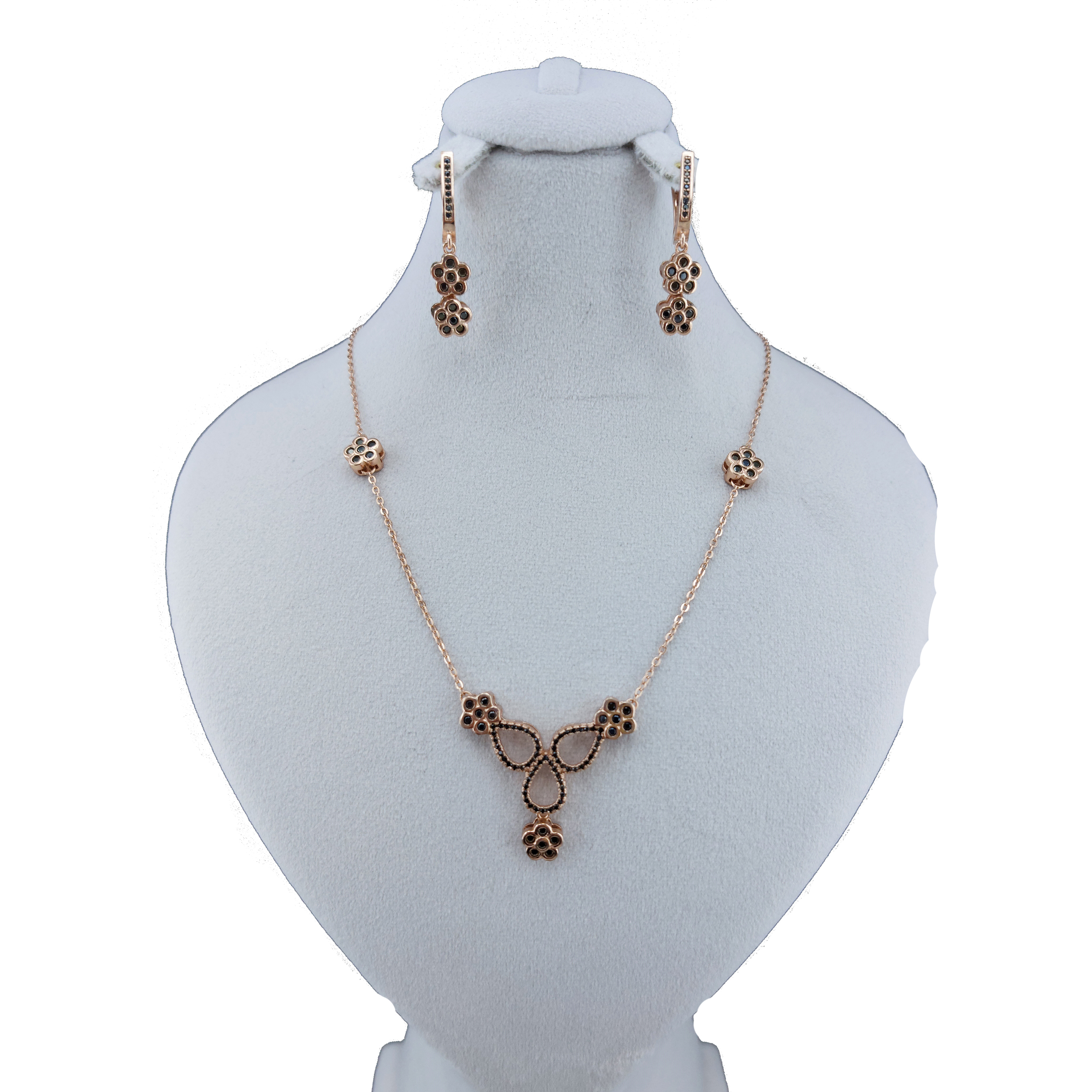 نیم ست نقره زنانه مدل 03