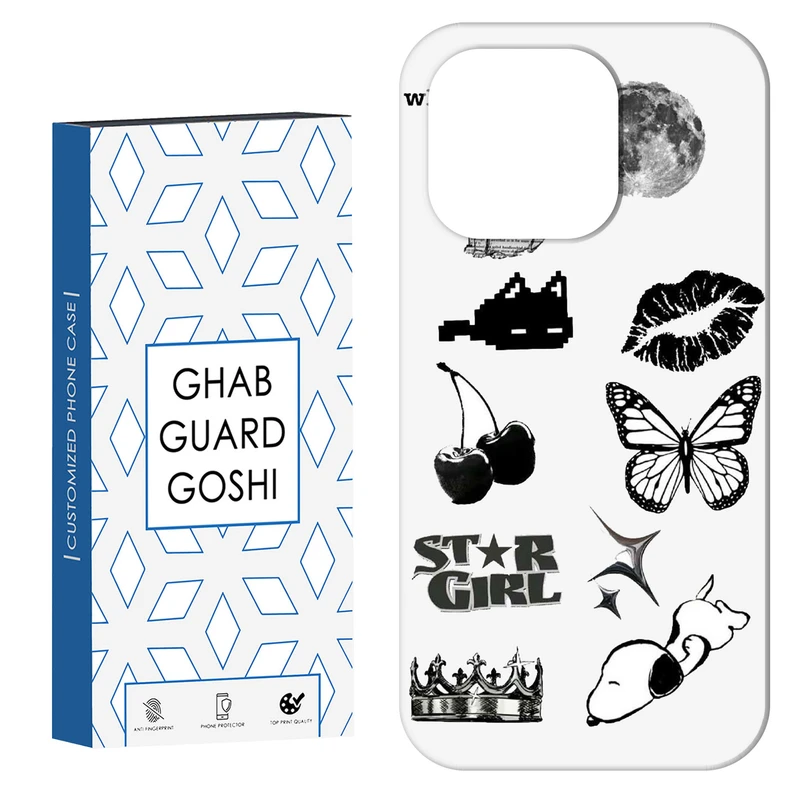 کاور قاب گارد گوشی طرح فانتزی کد Dimo-804 مناسب برای گوشی موبایل اپل  IPHONE 15 PRO 