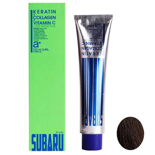 رنگ مو مردانه سوبارو شماره F4 حجم 120 میلی لیتر رنگ دودی تیره