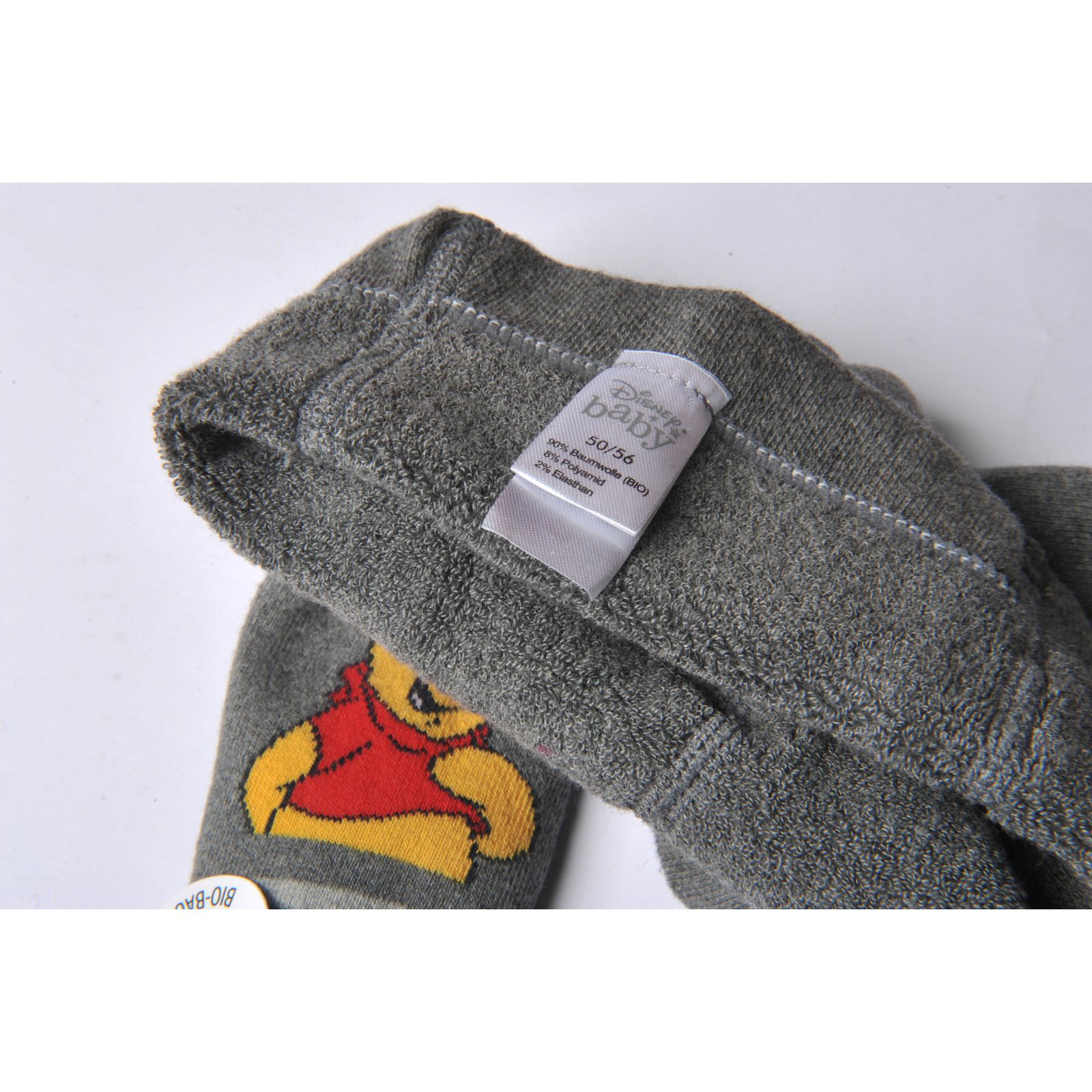 جوراب شلواری نوزادی دیزنی مدل 376617 تو پشمی پوه رنگ طوسی - - 5