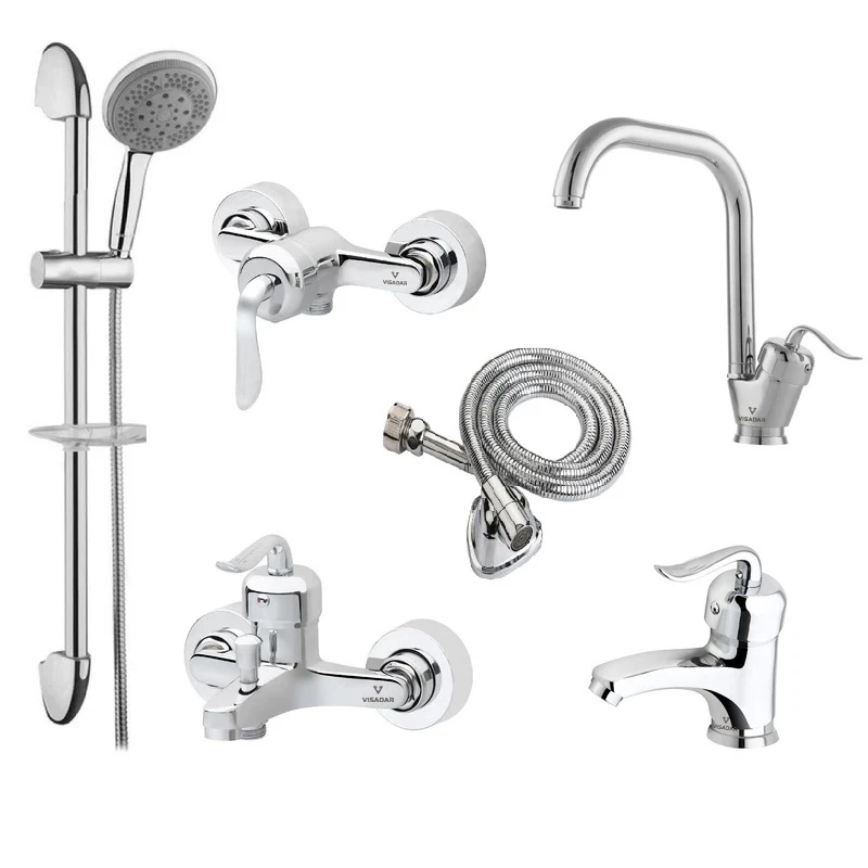 ست شیرآلات ویسادار مدل ونوس 2kh مجموعه 6 عددی