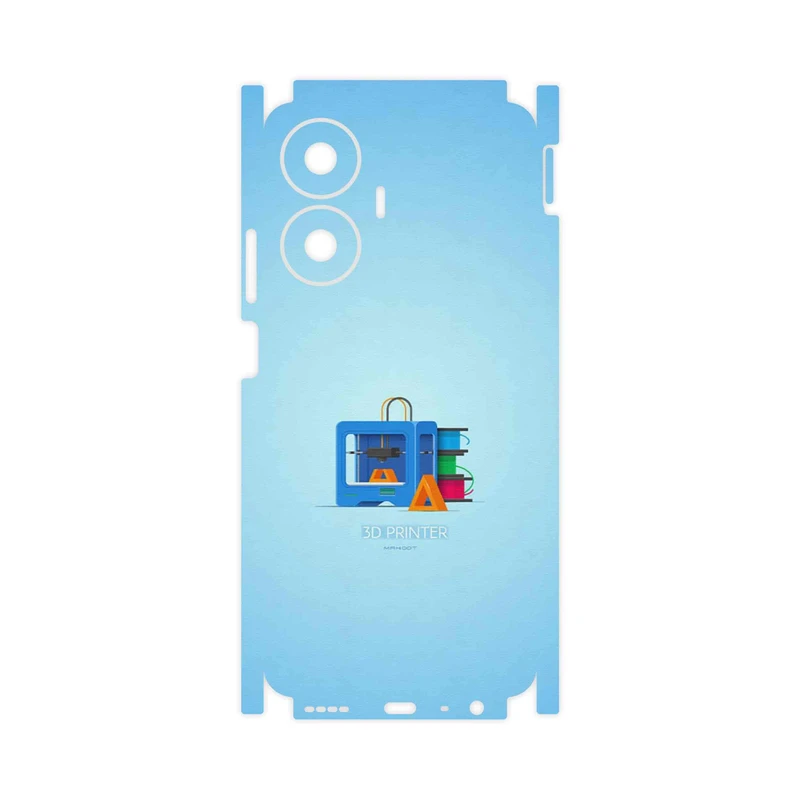 برچسب پوششی ماهوت مدل 3D Printer-FullSkin مناسب برای گوشی موبایل ریلمی C55