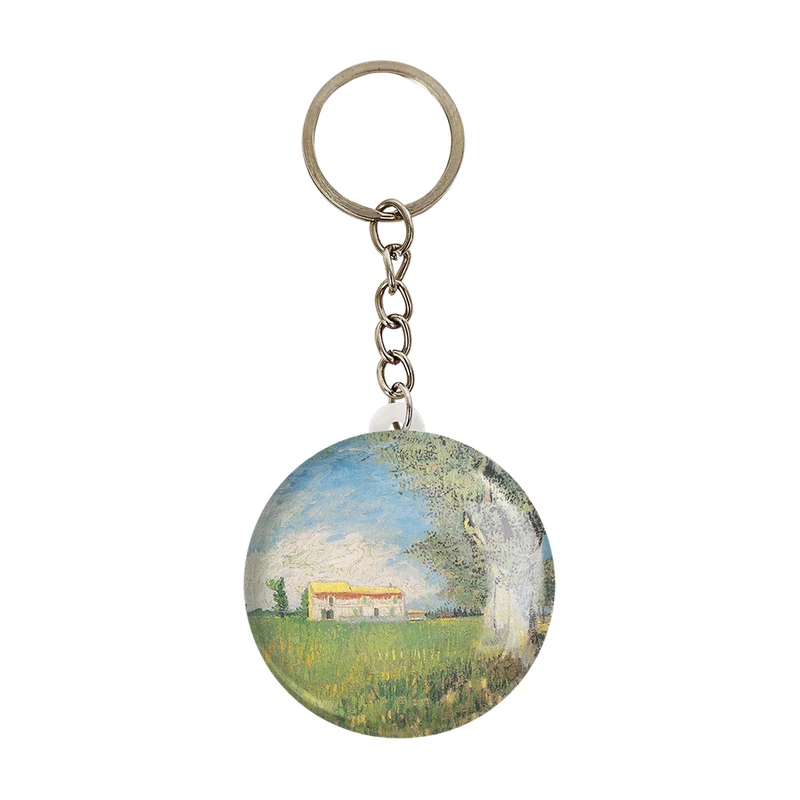 جاکلیدی خندالو مدل خانه در مزرعه گندم ونسان ونگوگ (Van Gogh) کد 36786