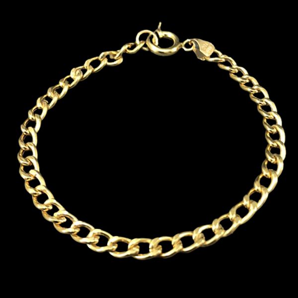 دستبند طلا 18 عیار زنانه دوست خوب مدل dk155 -  - 1