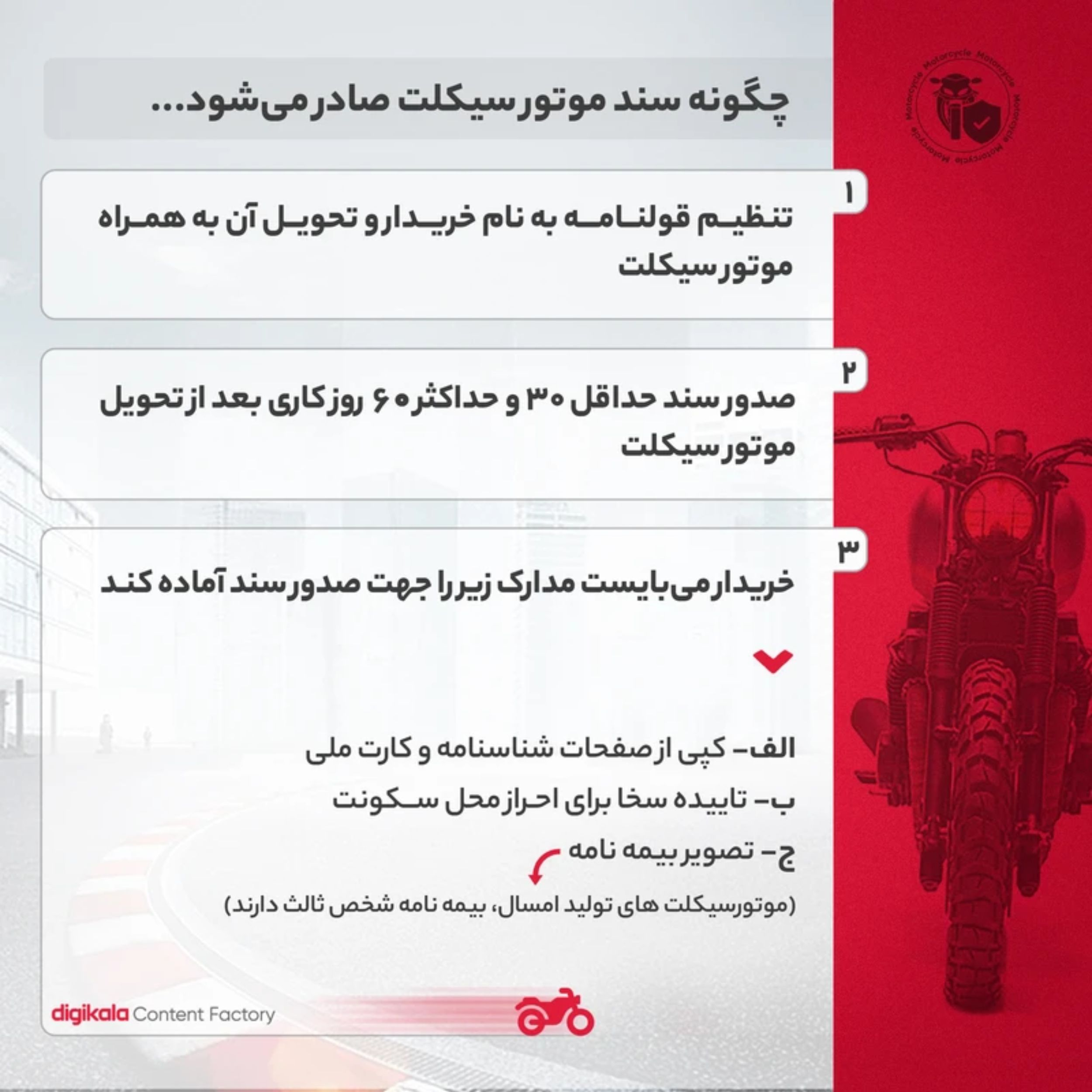 موتورسیکلت نیکران موتور مدل panarea125 سال 1404