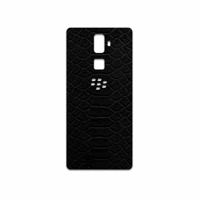 برچسب پوششی ماهوت مدل Black-Snake-Leather مناسب برای گوشی موبایل بلک بری Evolve