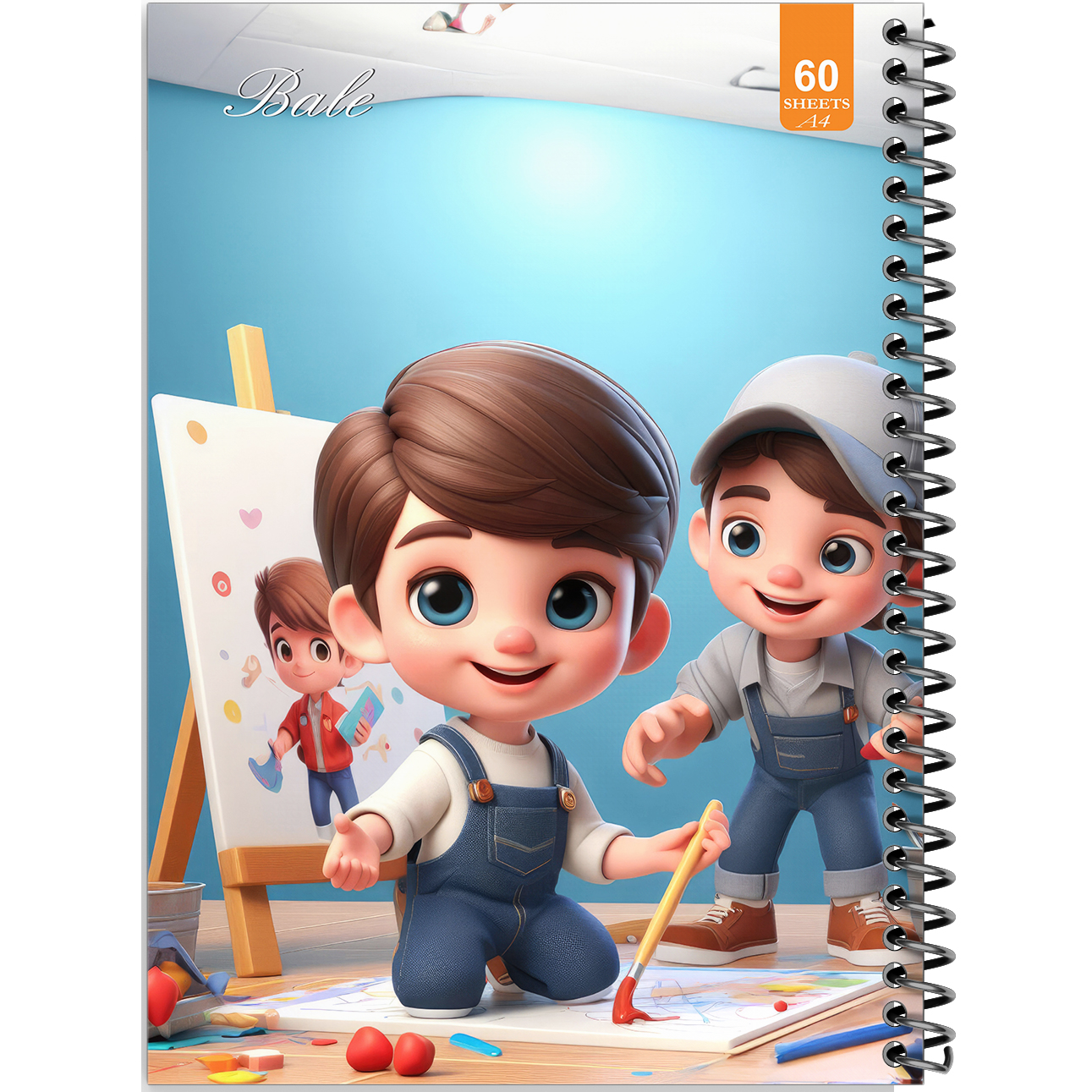 دفتر نقاشی 60 برگ انتشارات بله طرح فانتزی اتاق کودک کد A4-O409