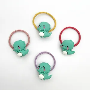 کش مو دخترانه مدل دایناسور کد KSH710 بسته 4 عددی