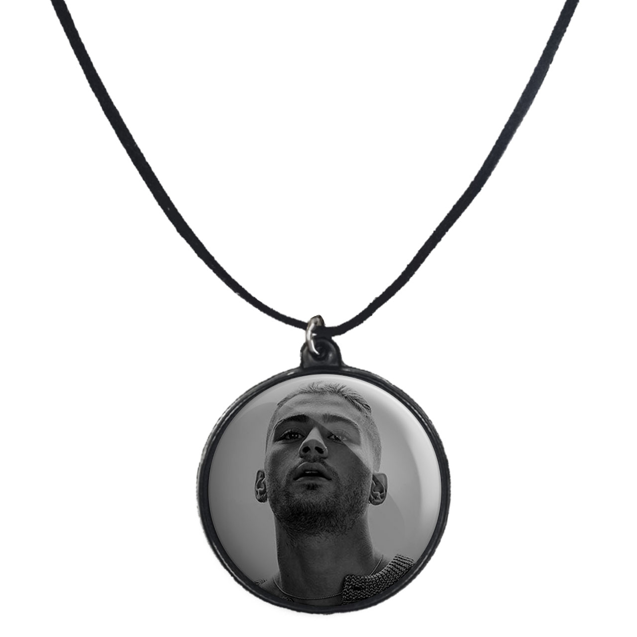 گردنبند پرمانه طرح گروه موسیقی متالیکا کد pmb.8430 مدل دو طرفه