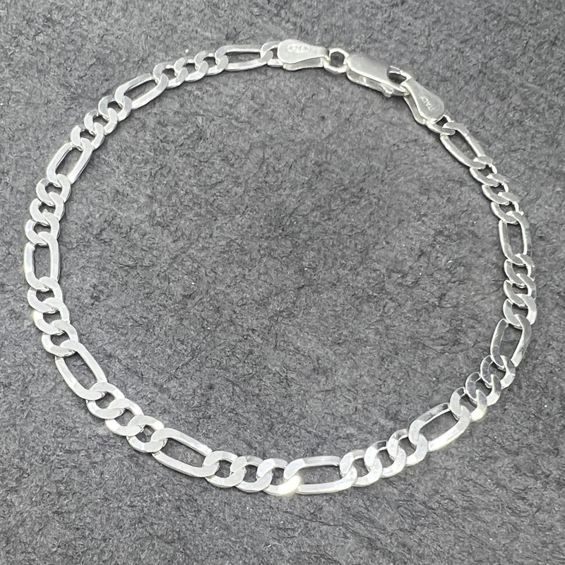 دستبند نقره مردانه گیرا مدل G0192