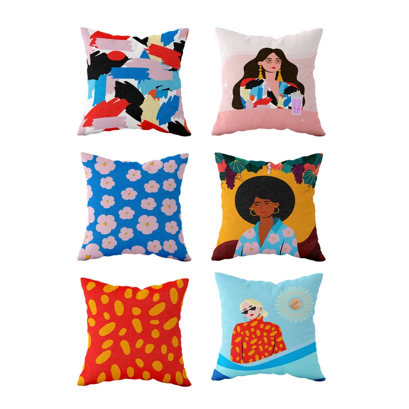 کوسن طرح فانتزی مدل Q2K48-53 بسته شش عددی