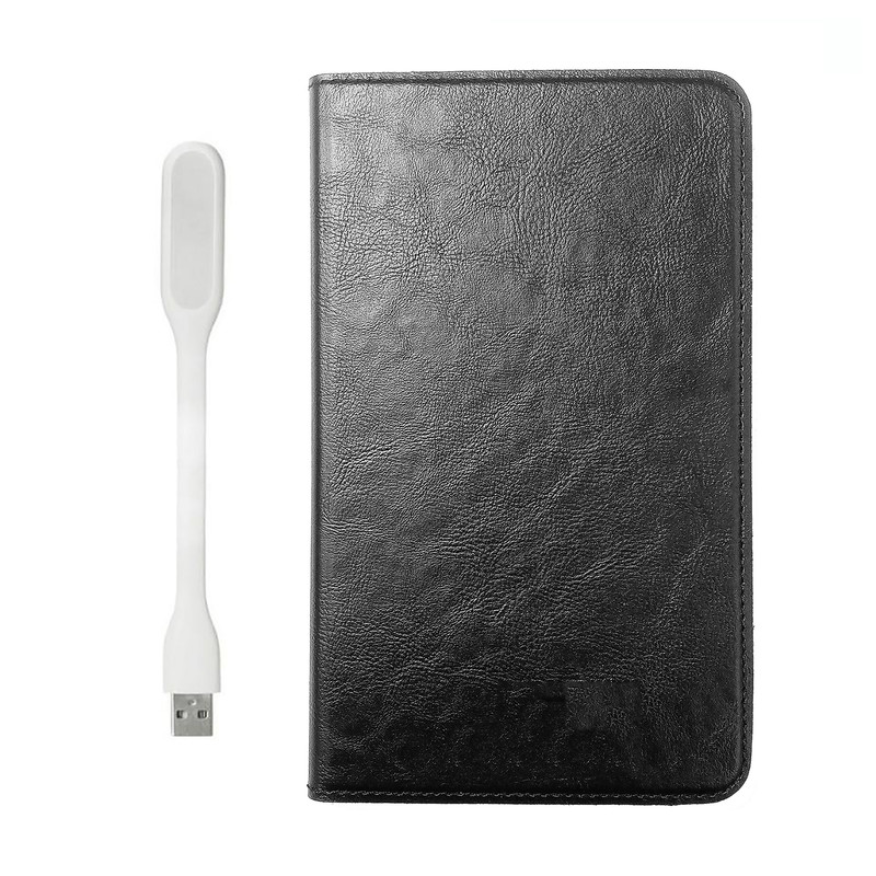 کیف کلاسوری مدل SSP مناسب برای تبلت سامسونگ Galaxy Tab A7 10.4 2020 T505 به همراه چراغ LED یو اس بی مدل Flexible USB Ligh
