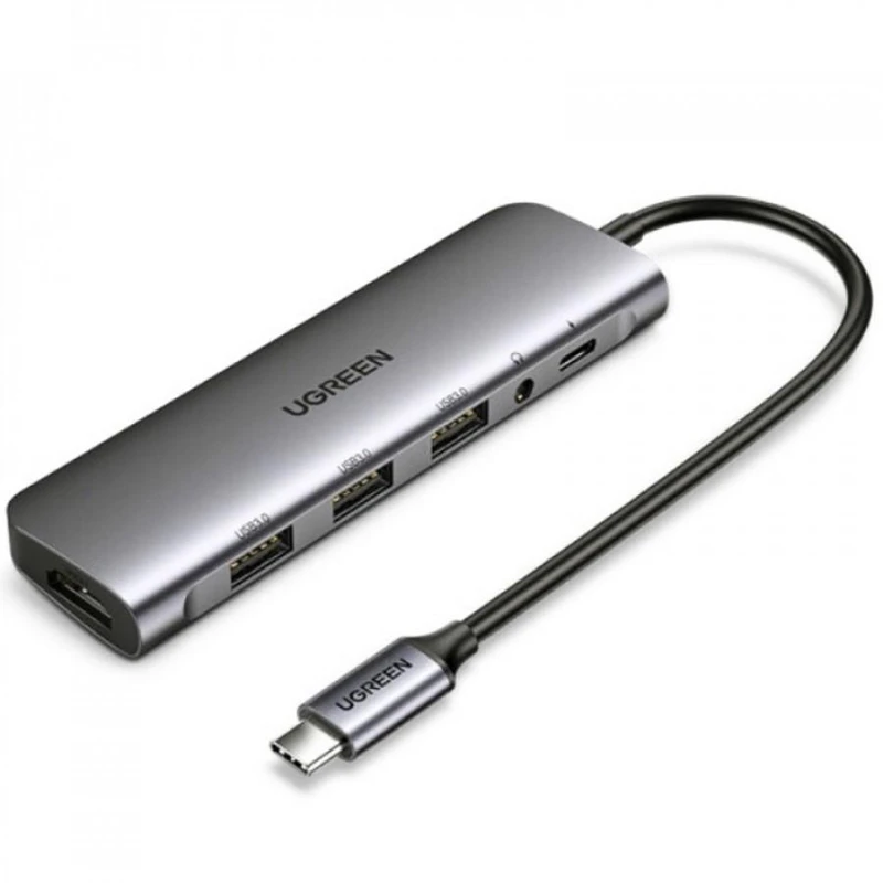 هاب 6 پورت USB-C یوگرین مدل  CM136-80132