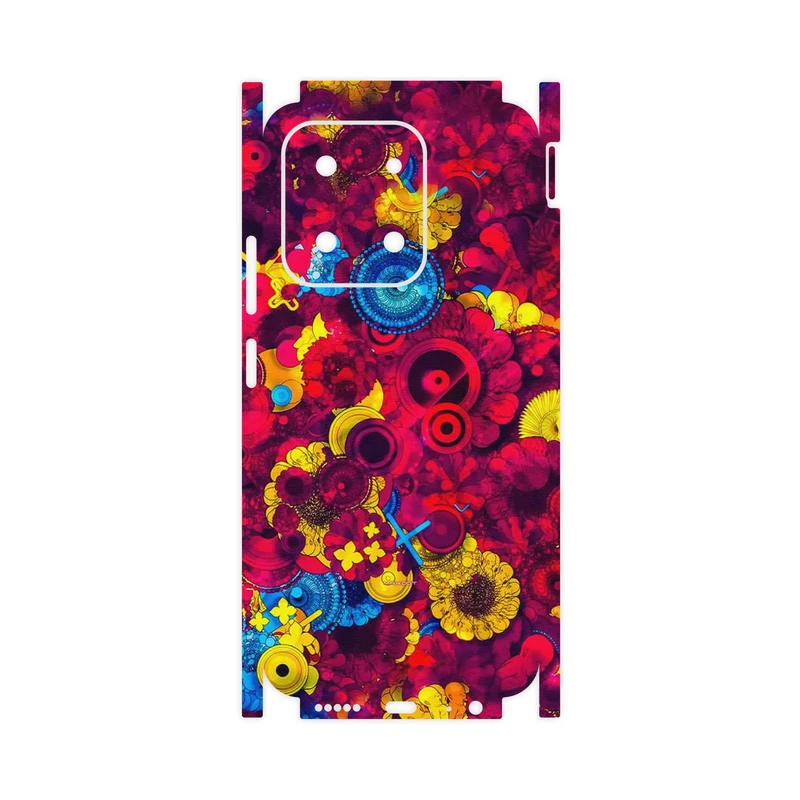 برچسب پوششی ماهوت مدل Vector Flower Garden Digital Art-FullSkin مناسب برای گوشی موبایل شیائومی Poco C85