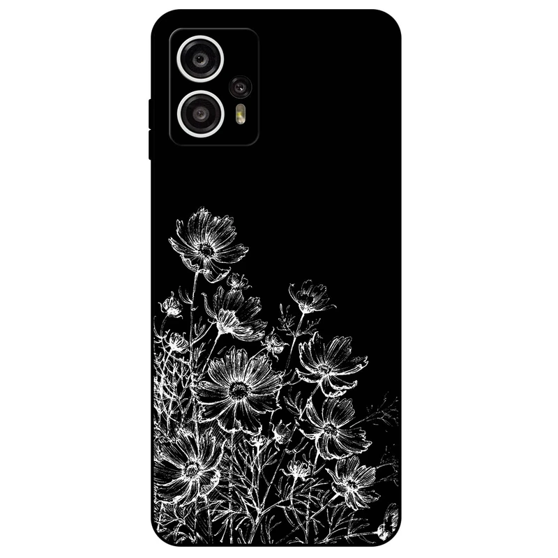 کاور مگافون طرح گل مدل 7274 مناسب برای گوشی موبایل موتورولا Moto G13 / G23