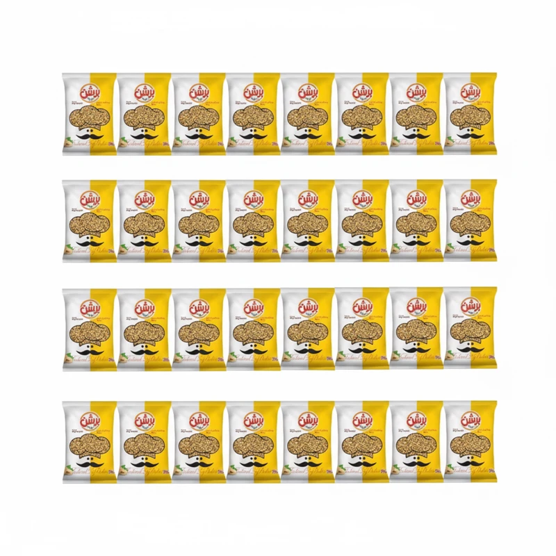 سویا دانه برشن - 200 گرم  بسته 32 عددی