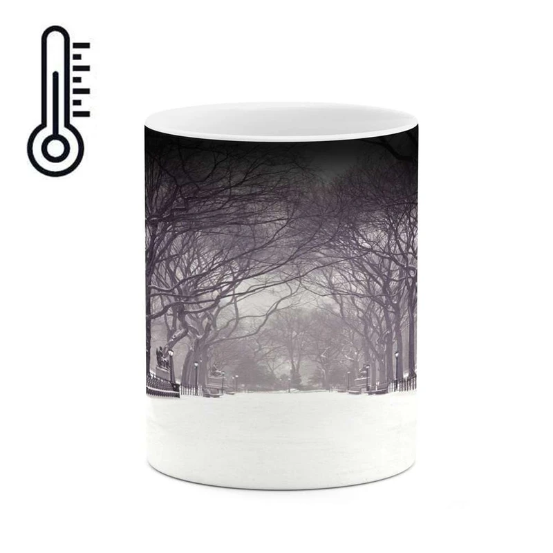 ماگ حرارتی کاکتی مدل منظره برفی کد mgh15133