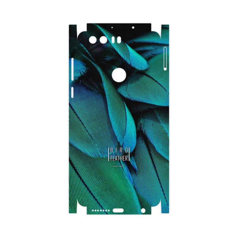 برچسب پوششی ماهوت مدل Green Feather-FullSkin مناسب برای گوشی موبایل آنر 8