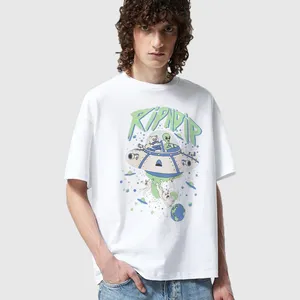 تی شرت آستین کوتاه مردانه مدل استایل وینتیج یوفو ادم فضایی ripndip کد z456