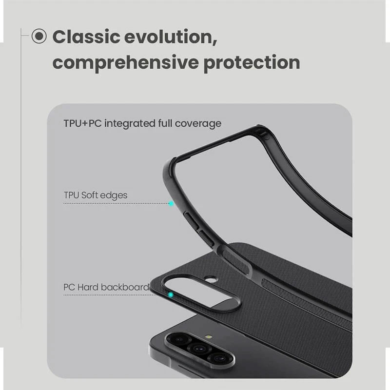 کاور نیلکین مدل Super Frosted Shield Pro مناسب برای گوشی موبایل سامسونگ Galaxy A56/A37/A36