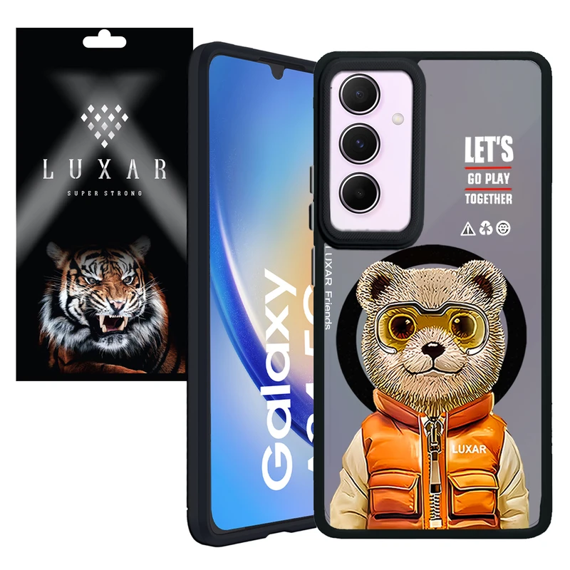 کاور لوکسار مدل a34 - Teady Bear مناسب برای گوشی موبایل سامسونگ Galaxy A34 / A34 5G