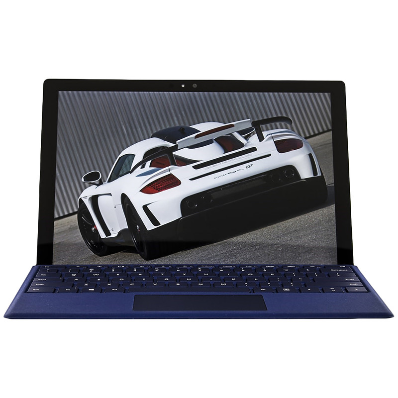تبلت مایکروسافت مدل Surface Pro 4 - E به همراه کیبورد سرمه ای Dark Blue Type Cover و کیف Golden Guard - ظرفیت 256 گیگابایت