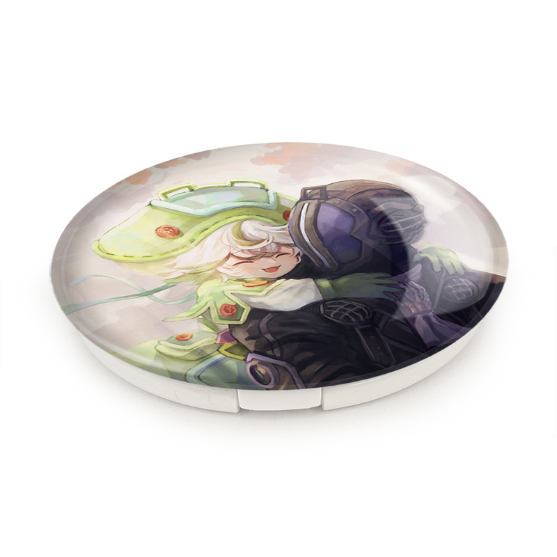 آینه جیبی خندالو طرح باندرود و میدوری انیمه ساخته شده پرتگاه Made in Abyss مدل تاشو کد 22073