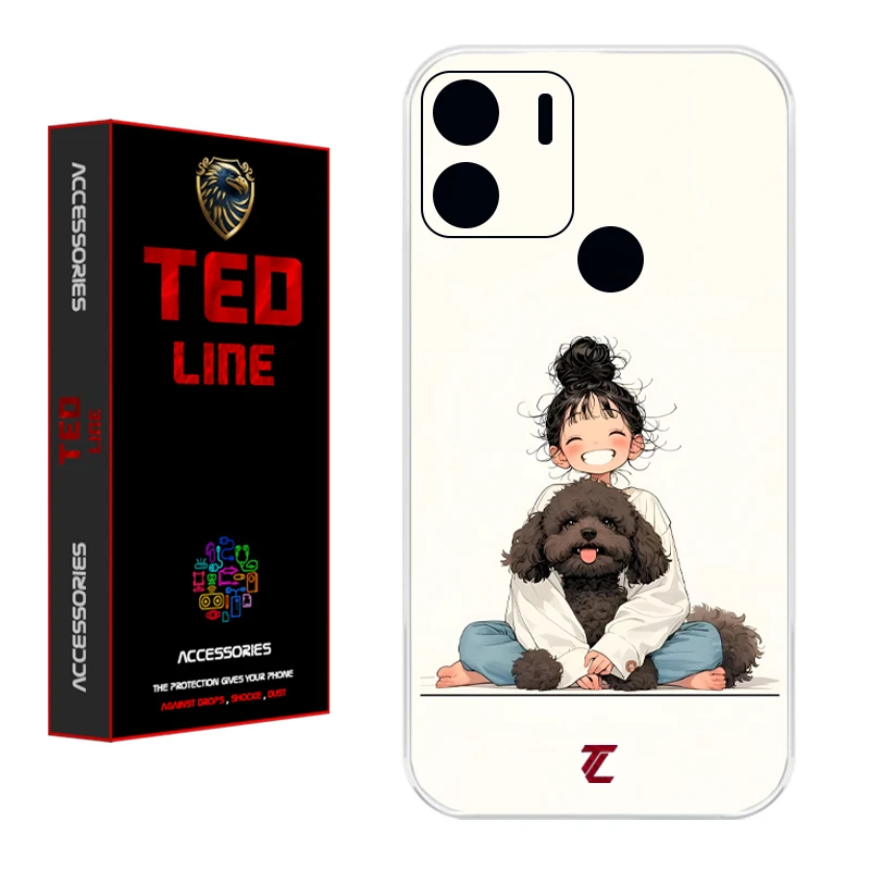 کاور تدلاین طرح سگ کد 1199 مناسب برای گوشی موبایل شیائومی Redmi A1 Plus / A2 Plus / Poco C51