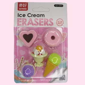 پاک کن مدل فانتزی مینیاتوری کیک بستنی دسر کد 01 مجموعه 5 عددی