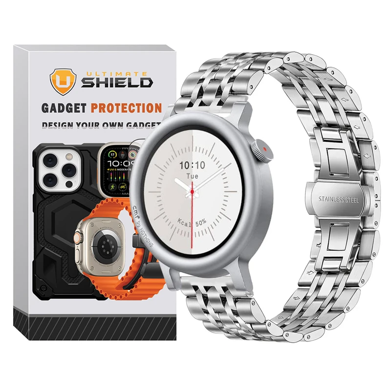 بند آلتیمیت شیلد مدل 7Row TW مناسب برای ساعت هوشمند ناتینگ CMF Watch 3 Pro 22mm