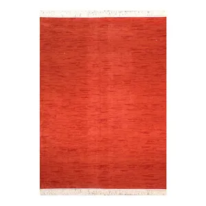 فرش ماشینی 320 شانه زمینه نارنجی حاشیه نارنجی مدل ستاره کویر یزد کلکسیون شاهسون کد SH-B072-5035