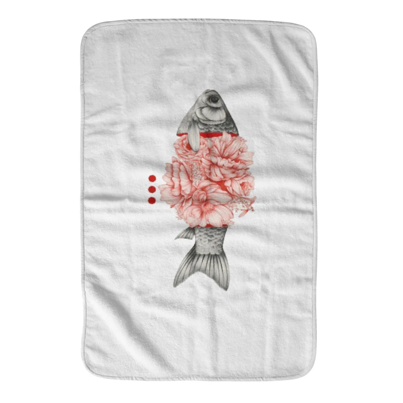 حوله دستی آی تمر مدل ماهی کد 46 سایز 53x37 سانتی متر