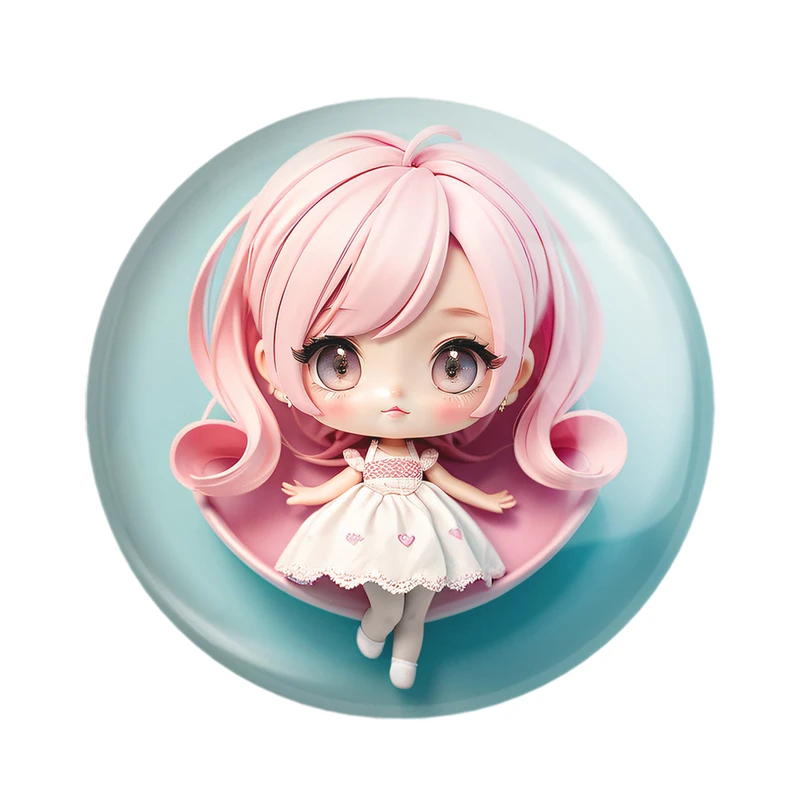 مگنت خندالو مدل دخترانه (Girlish) کد 36865