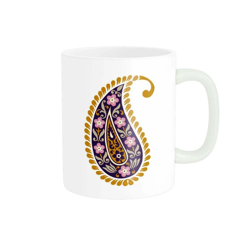ماگ پاد آفرین مدل بته جقه سنتی کد 4319