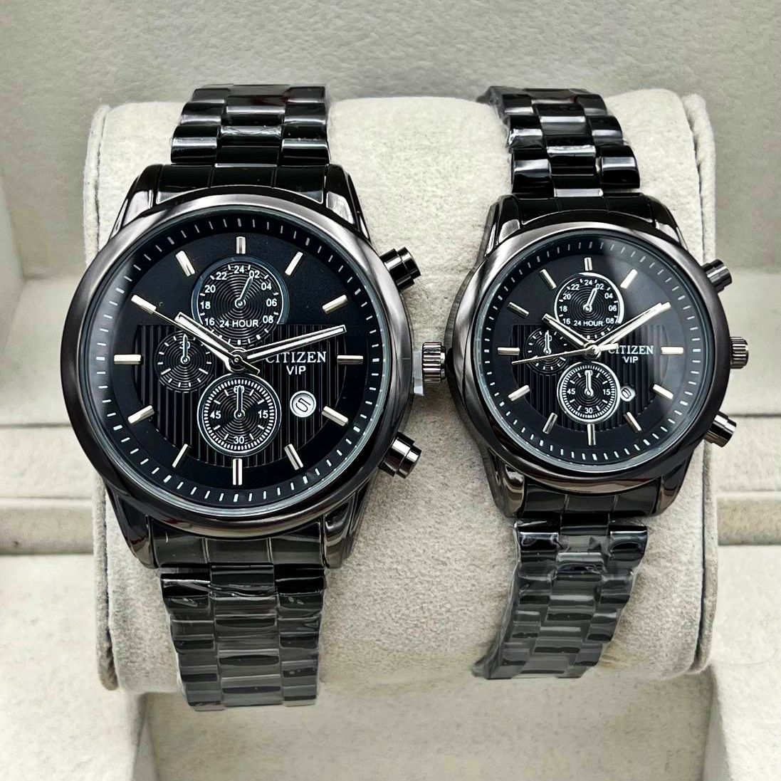 ست ساعت مچی عقربه ای زنانه و مردانه مدل Cit 04 -  - 5