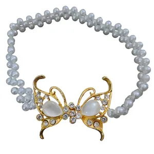 پرده جمع کن مدل پروانه و مروارید