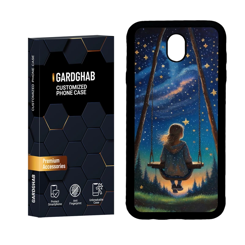 کاور گارد قاب مدل دور ژله ای دخترانه مناسب برای گوشی موبایل سامسونگ Galaxy J7 Pro