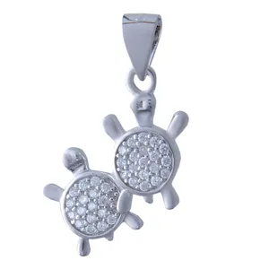   آویز گردنبند نقره زنانه بازرگانی میلادی کد PKR-097