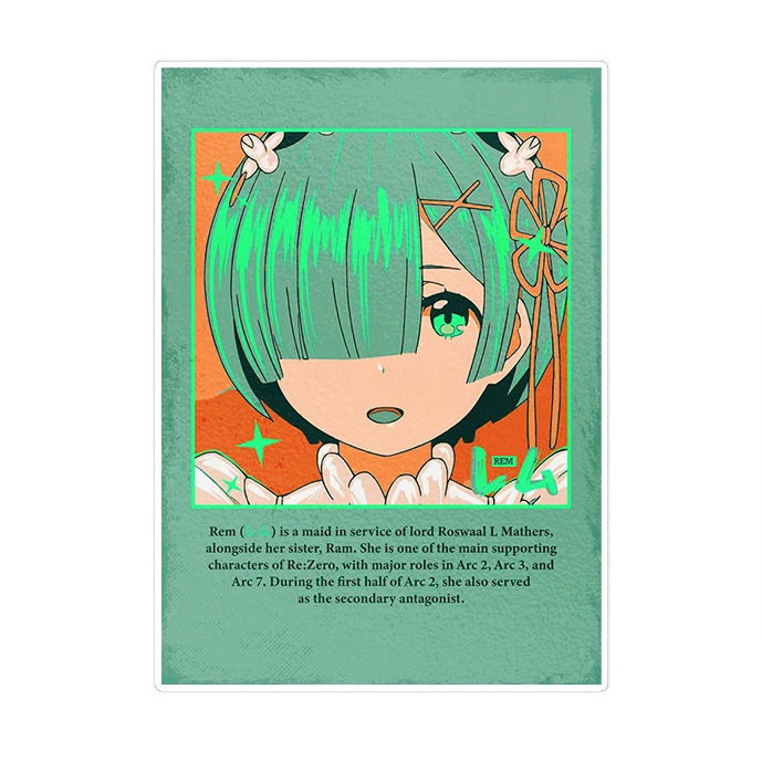 استیکر تزئینی موبایل و تبلت ماسا دیزاین مدل SM019 ANIME