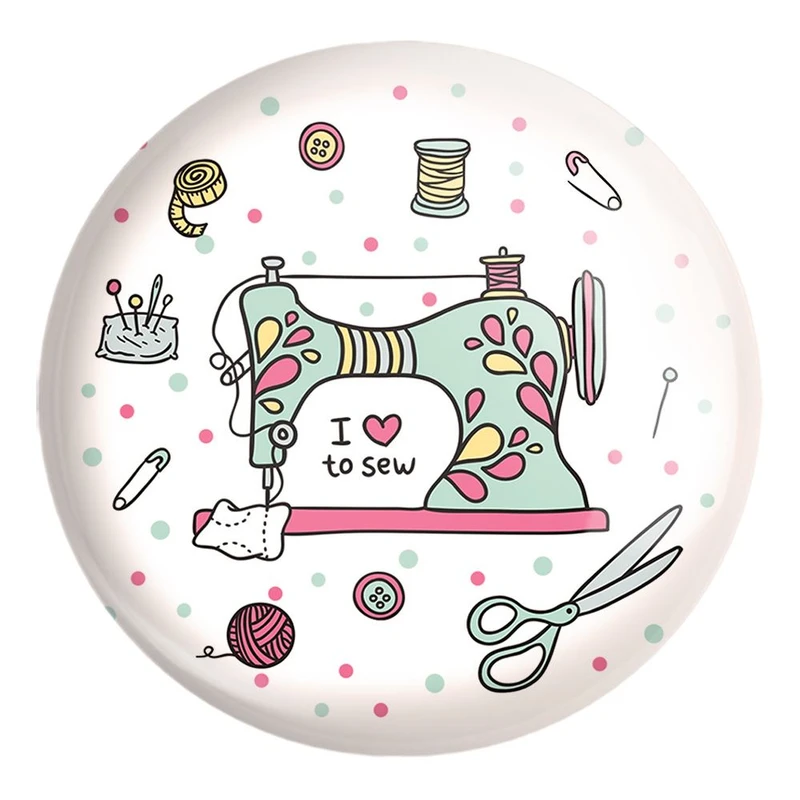 پیکسل خندالو طرح چرخ خیاطی کد 28009 مدل بزرگ