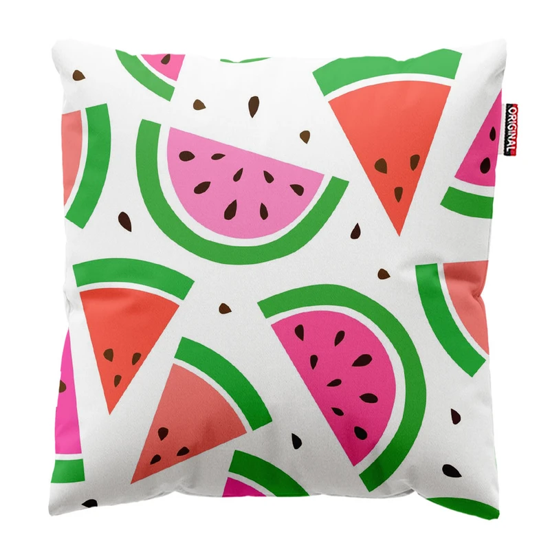 کوسن پاد آفرین طرح هندونه سایز 30*30 سانتی متر کد 1057