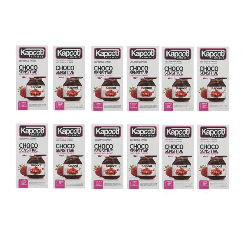 کاندوم کاپوت مدل نوتلا مجموعه 12 عددی