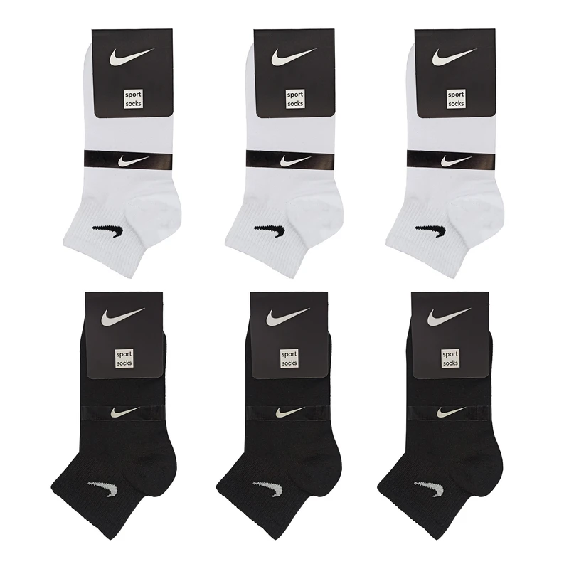 جوراب ورزشی ساق کوتاه مردانه کد 1654 بسته 6 عددی