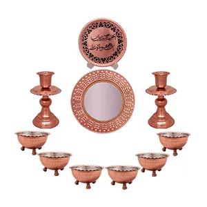 ست 10 تکه هفت سین مسی کد ZH223.10