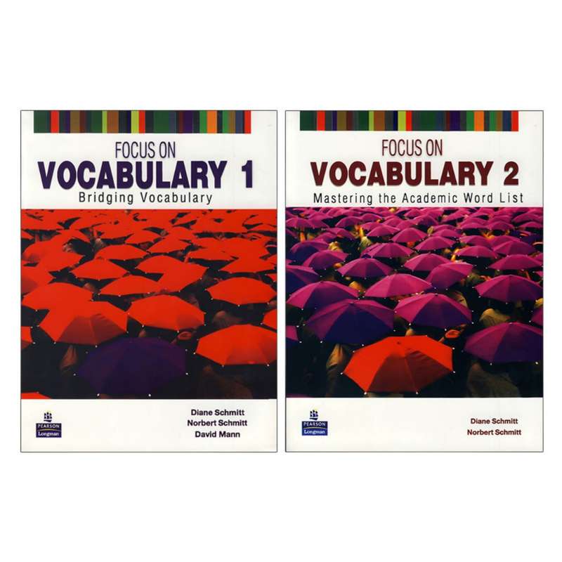 کتاب focus on vocabulary اثر Norbert Schmitt and Diane Schmitt انتشارات پيرسون لانگمن دوجلدی کتاب focus on vocabulary اثر Norbert Schmitt and Diane Schmitt انتشارات پيرسون لانگمن دوجلدی
