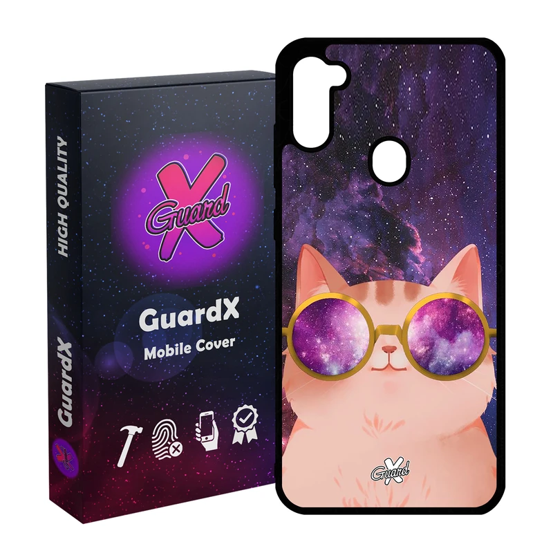 کاور گارد ایکس طرح Cat مدل Glass10078 مناسب برای گوشی موبایل سامسونگ Galaxy A11 / M11
